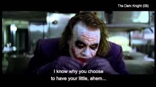 The Dark Knight (clip5) -"If you're good at something, never do it for free"