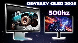 ODYSSEY OLED 2025! 27" ODYSSEY 3D (G90XF), 27" QD OLED 500 Hz (G60SF) & 4k 27" OLED (G81SF) CES 2025