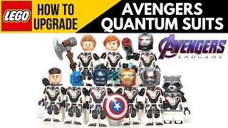 HOW TO Upgrade LEGO Avengers: Endgame QUANTUM REALM TEAM SUITS!