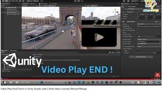 Video Play End Check in Unity Simple code | Unity Basic tutorial | Nested Mango