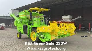 KSA | GreenGold 220W | Mini Combine Harvester | Since 1968