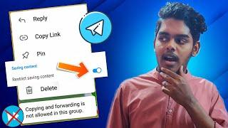 How to Bypass Telegram Forward Restriction on any Channels tamil/TechMagazine