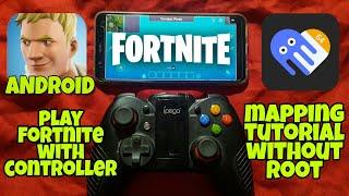 How to Play Fortnite Android with Controller without ROOT - Mapping Tutorial