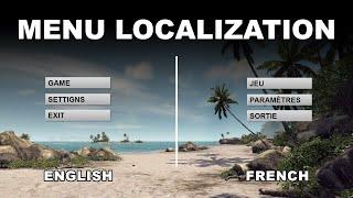 Unreal Engine 5 - Menu Localization - Part 1