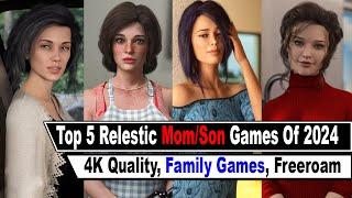 Top 5 Realistic MOM/SON Games For Pc & Android [4K Quality Adult Games Of 2024]