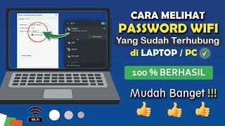 Cara Melihat Password Wifi Yang Sudah Terhubung Ke Laptop/PC