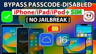 1 Click Passcode Bypass iOS 16.3.1/15.7.4 With Sim|Unlock Passcode/Disabled iPhone/iPad Hfz Ramdisk