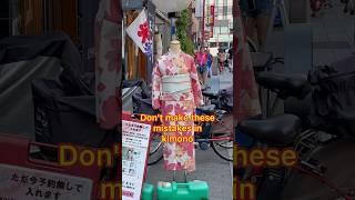 DON'T MAKE THESE MISTAKES IN JAPAN! Japanese people don't like this  #japan #shorts #travel #tokyo