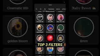 TOP 3 INSTAGRAM FILTERS | Instagram best filter for Girls and Boys|