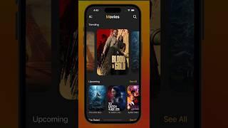 movie app in react native  #shorts #expo #reactnative #ui