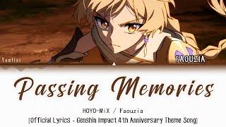 Passing Memories - Faouzia / HOYO-MiX | Official English Lyrics [Genshin Impact] 歌詞