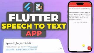 Flutter Speech To Text Tutorial | Voice Recognition App iOS & Android Tutorial