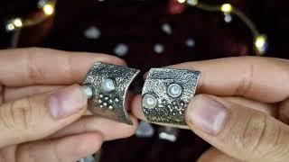 АСМР Винтажные Украшения. Распаковка Серебро. Тихий Голос. ASMR JEWELRY SILVER.