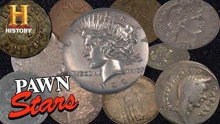 Pawn Stars: TOP COINS OF ALL TIME (20 Rare & Expensive Coins) | History