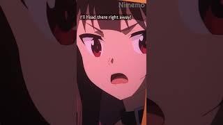 Miss Megumin, why not stay the night? it's #anime #Shorts #NimemoShorts #Nimemo #KonoSuba