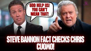 Chris Cuomo Gets Fact Checked By Steve Bannon in Explosive Interview!