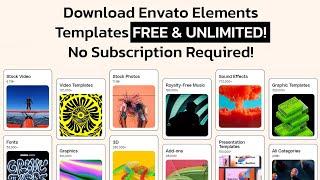 How to Download Envato Elements Templates for Free & Unlimited Without Subscription