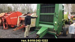 Обзор пресс подборщика John Deere 550