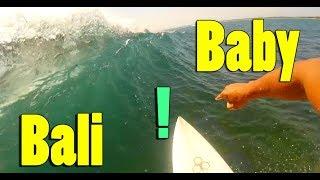 Surfing Bali Canggu Indonesia GoPro POV