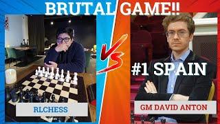 HOW I BEAT NUMBER 1 SPAIN CHESS PLAYER AND 59 WORLD RANKING!!