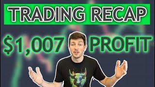 $1,007 PROFIT and a Lesson on Cumulative Delta for Day Trading Futures