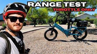 I Rode the LECTRIC XP4 750W on a THROTTLE ONLY Test - Here's How it Did