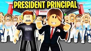 President Became Principal Of Roblox Brookhaven.. 