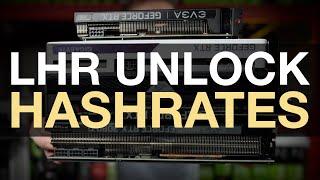 100% LHR Unlock Power & Hashrate Testing (3060, 3060 Ti, 3070 Ti, 3080 Ti) #LHRUnlock