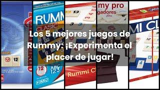 【Juego rummy】Los 5 mejores juegos de Rummy: ¡Experimenta el placer de jugar! 1️⃣