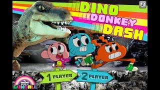 Gumball: Dino Donkey Dash - Sneaking past a T-Rex (CN Games)