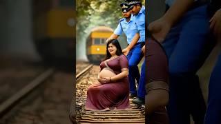 Neura ️ Pregnant Woman Rescue from Railway Track 235