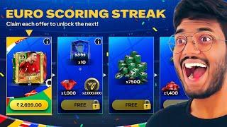 MY LUCK IS BACK IN EURO STREAK PACKS - FC MOBILE!