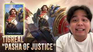 REVIEW SKIN BARU TIGREAL SPECIAL "PASHA OF JUSTICE " - Mobile Legends