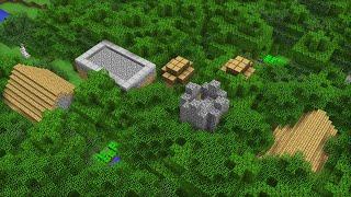 Я НАШЕЛ ЗАБРОШЕННУЮ ДЕРЕВНЮ В ЛЕСУ В МАЙНКРАФТ 100% троллинг ловушка minecraft