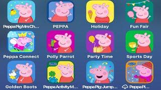 Peppa Pig Collection (12 Games): Peppa Pig ^ Happy Mrs Chicken,World,Holiday,Fun Fair,Connect