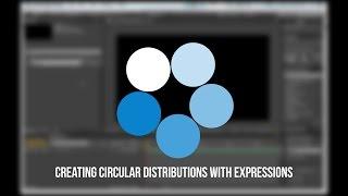 After Effects Tutorial - Distribute layers radially using expressions!