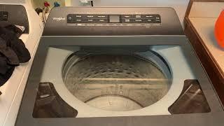 New Whirlpool Washer Diagnostics.