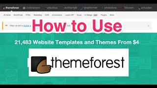 How to use Themeforest.net to Outsource Web design