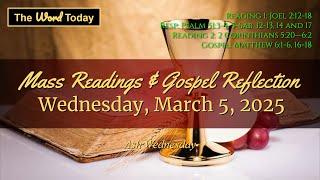 Today's Catholic Mass Readings & Gospel Reflection - Wednesday, March 5, 2025