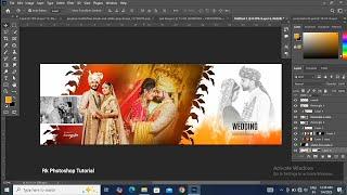 How To Create Wedding Album Design in Photoshop #WeddingAlbumDesign