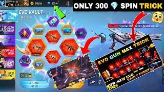 New Evo Vault Event Spin Trick | Only 300  chromasonic Mp40 Spin Trick  | Free fire New event