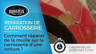 Comment réparer de la rouille sur la carrosserie d'une voiture ?