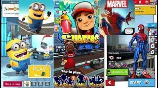 Despicable Me Minion Rush Vs Subway Surfers Iceland Vs MARVEL Spider Man Unlimited - Gameplay