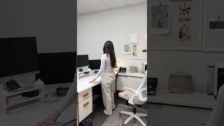 ASMR clean + reset my office with me  #asmr #vlog #cleaning #aesthetic