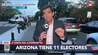  EN VIVO | A un día de las elecciones en EEUU: Arizona y Georgia, Estados definitorios