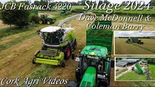 Silage 2024 - Dave McDonnell & Coleman Barry | Class Jaguar 880, JCB Fastrack 4220, JCB 435S