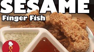 CRISPY SESAME FINGER FISH BY Anum mudassir | salah's kitchen #food #recipe #fish