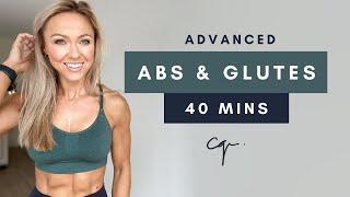 40 Min ADVANCED ABS & GLUTES WORKOUT | with Ankle Weights (Optional)