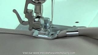 Sewing Basic & Creative Hems with the Wide Hemmer Foot Set