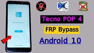 Tecno Pop 4 FRP Bypass Android 10 | Tecno (BC2) FRP Lock Remove Google Account Bypass Without PC